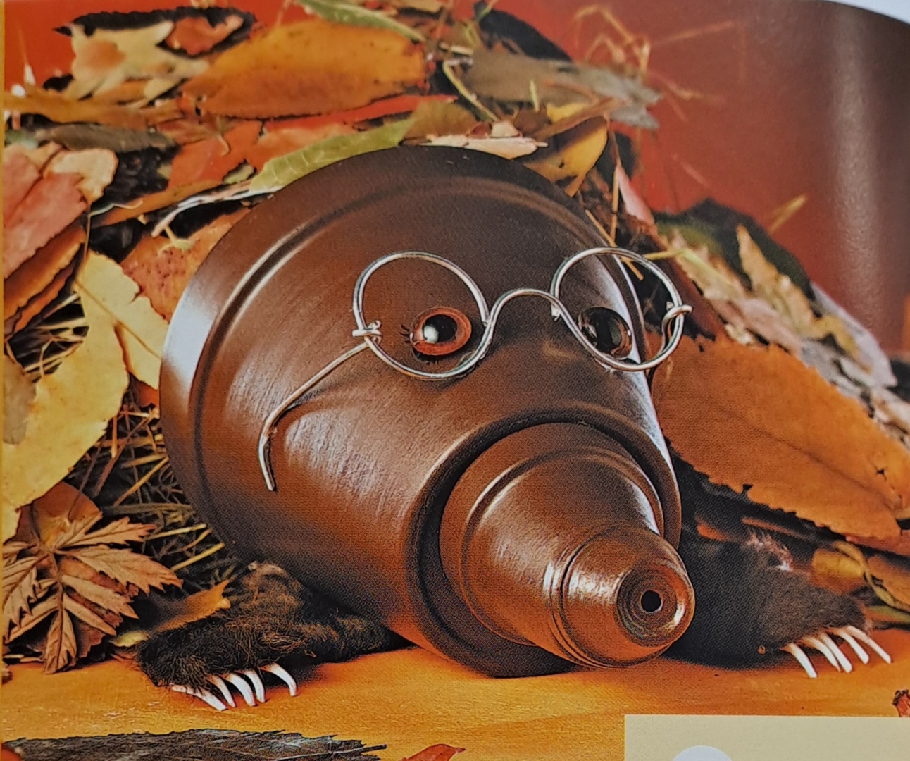 Eine herbstliche Bastelidee #Igel #süß #DIY #Geschenke #Deko #Herbst #dieBlätterfallen #heißerTee