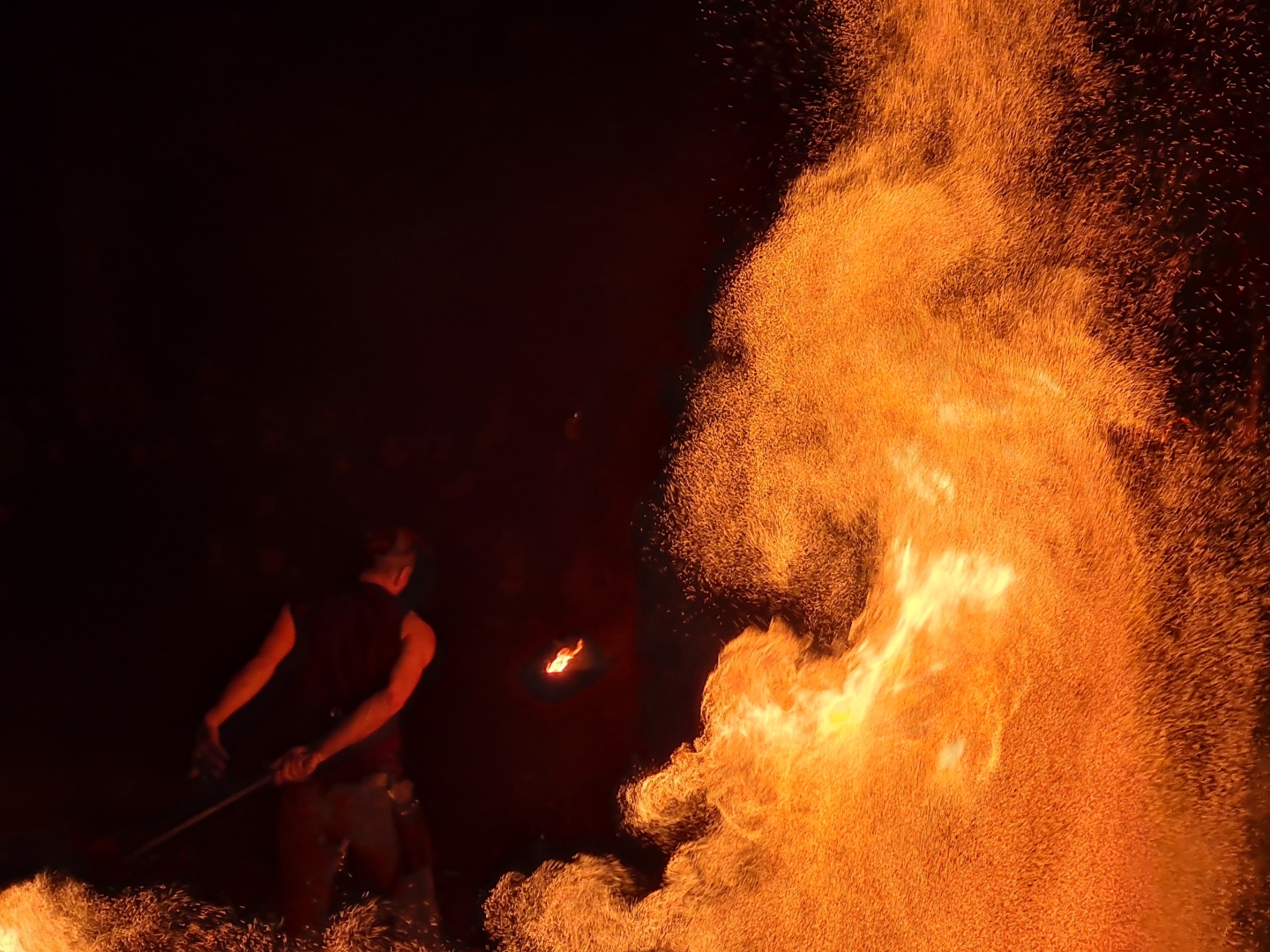 Feuershow in New Strelitz